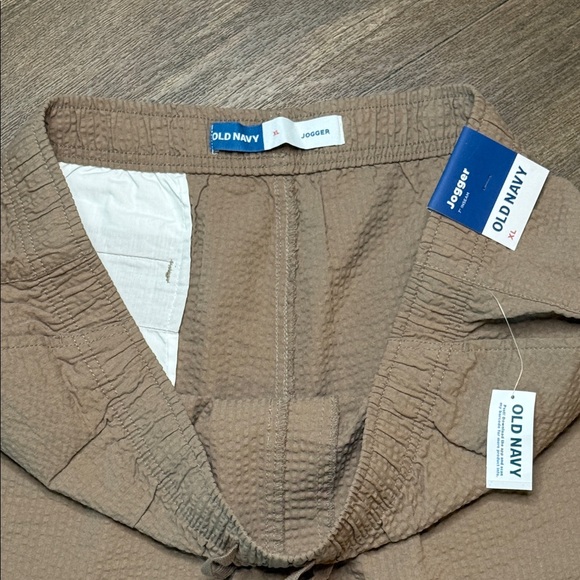 Old Navy Tan Jogger shorts - Picture 2 of 6
